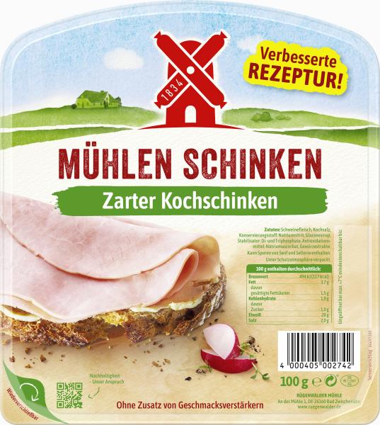 Rügenwalder Mühle Mühlen Schinken zarter Kochschinken von Rügenwalder Mühle