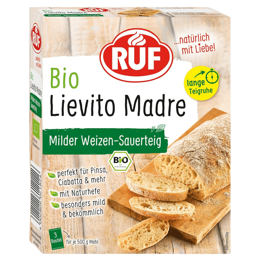 Bio Sauerteig Lievito Madre, 3 Beutel mit je 35 g Bio Sauerteig Lievito Madre, 3 Beutel mit je 35 g von Ruf