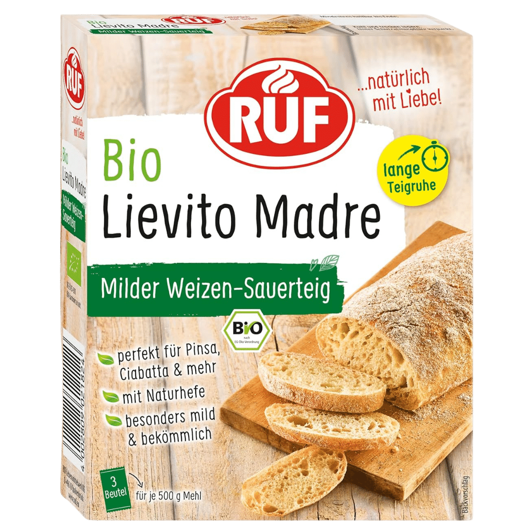 Bio Sauerteig Lievito Madre, 3 Beutel mit je 35 g von Ruf