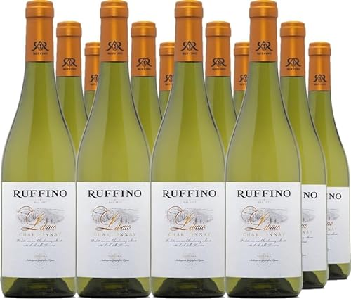 12er Vorteilspaket Ruffino Chardonnay Libaio Toscana IGT 2022 (12 x 0.75 l) von Ruffino