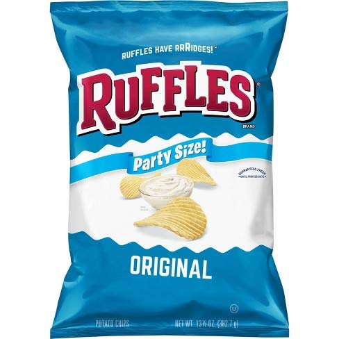 Ruffles Original Flavor Party Size Ridged Potato Chips - 13.5oz von Ruffles