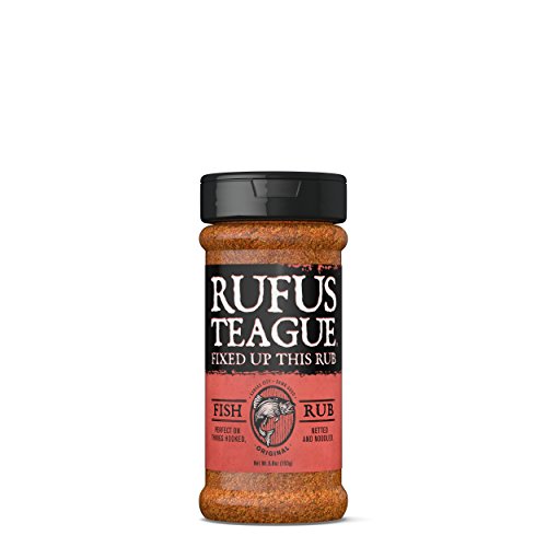 Fish Rub Gewürz von Rufus Teague (193 g) - köstliche Gewürzmischung für Fisch - ideal zum BBQ & leicht rauchig von Rufus Teague