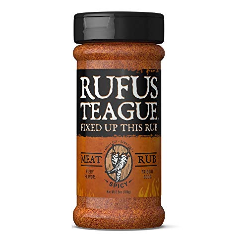 Spicy Meat Rub BBQ-Gewürz von Rufus Teague (184 g) - scharfe Gewürzmischung für Fleisch - ideal zum BBQ & leicht rauchig von Rufus Teague
