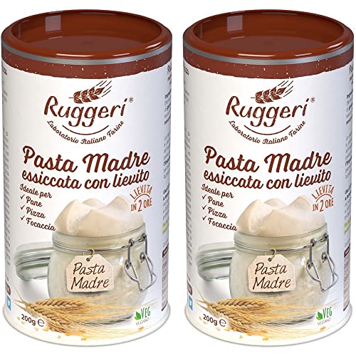 Ruggeri - Italienisches Trockene Mutterhefe 400g (2 x 200g) - Brot | Bäckerei - Blechdose 2 x 200g von Ruggeri