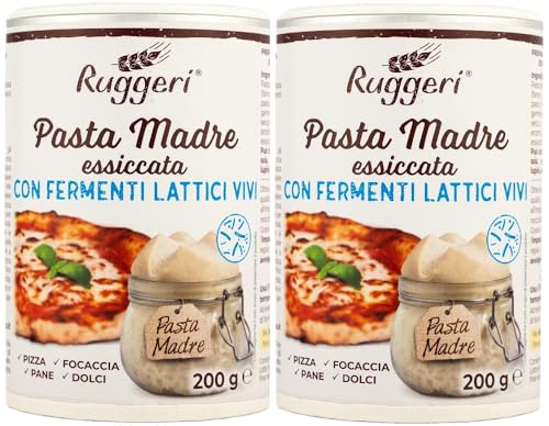 Ruggeri - Italienisches Trockene Mutterhefe 400g (2 x 200g) - Brot | Bäckerei - Blechdose 2 x 200g von Ruggeri