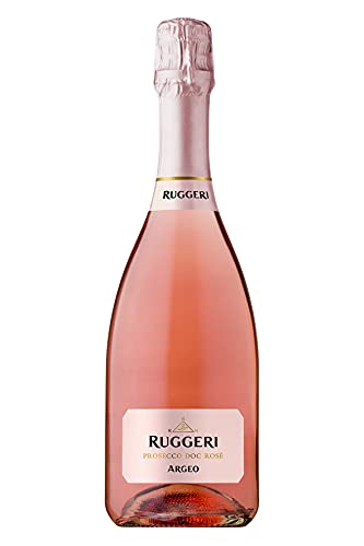 Ruggeri Prosecco Argeo Rosé Trocken DOC Treviso – Italienischer Schaumwein aus Venetien (1 x 0,75l) von Ruggeri