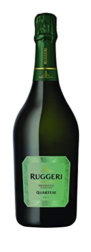 Ruggeri Prosecco Quartese Superiore DOCG Brut– Italienischer Schaumwein aus der Region Valdobbiadene (1 x 0,75l) von Ruggeri