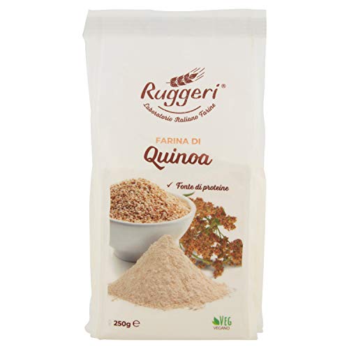 Ruggeri Quinoa Mehl fein gemahlen zum Backen und Kochen vegan 250gr von Ruggeri