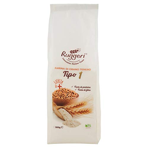 Ruggeri Weizenmehl Typ1 Weichweizenmehl farina di grano tenero 2x500gr von Ruggeri