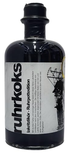 Ruhrkoks Lakritz Likör 0,5 Liter 35% Vol. Ruhrkoks Lakritz Likör 0,5 Liter 35% Vol. von Ruhrgin