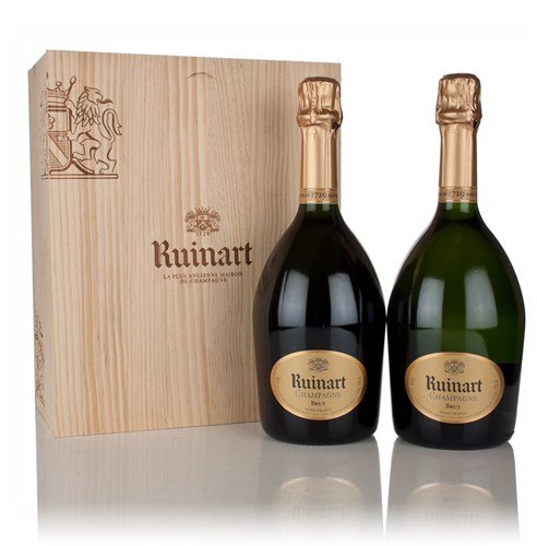 Set mit 2 Flaschen Champagne Brut Ruinart von Ruinart