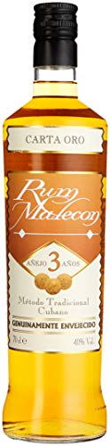 Malecon Rum Malecon Rum Carta Oro 3 Jahre 0,7 Liter von Rum Malecon