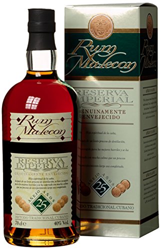 Malecon Rum Reserva Imperial 25 Jahre Rum (1 x 0.7 l) von Rum Malecon