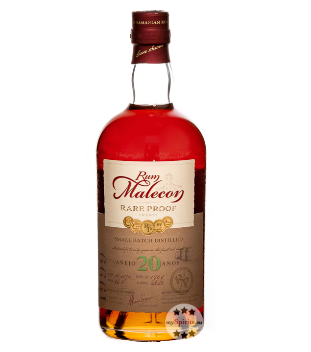 Rum Malecon 20 Jahre Rare Proof (48,4 % Vol., 0,7 Liter) von Rum Malecon