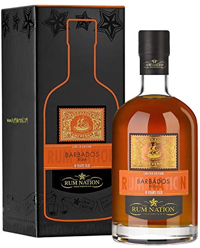 Rum Nation Barbados 8 Years Old 0,7 Liter 40% vol von Rum Nation