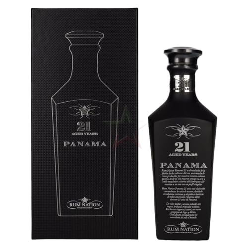Rum Nation Panama 21 Years Old Black Edition in Geschenkbox 43,00% 0,70 lt. von Rum Nation