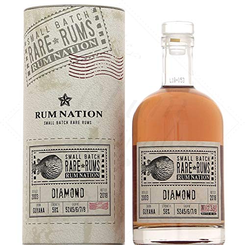 Rum Nation Rare Rum Diamond Whisky Finish 2003/2018 58% Vol. 0,7l in Geschenkbox von Rum Nation