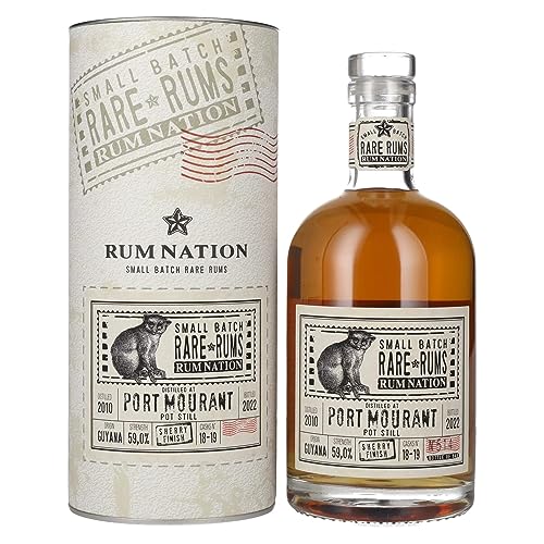 Rum Nation Rare Rums PORT MOURANT 2010/2022 59% Vol. 0,7l in Geschenkbox von Rum Nation