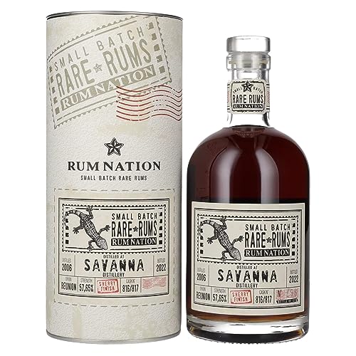 Rum Nation Rare Rums SAVANNA 2006/2022 57,7% Vol. 0,7l in Geschenkbox von Rum Nation