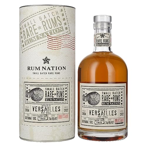 Rum Nation Rare Rums VERSAILLES 2004/2022 59% Vol. 0,7l in Geschenkbox von Rum Nation