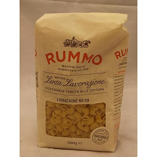 Rummo Lenta Lavorazione Lumachine No.39 500g Packung (Muschelnudeln) von Rummo
