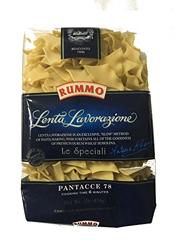 Rummo Lenta Lavorazione Pantacce No.78 500g Packung (Rechteckige Wellennudeln) von Rummo