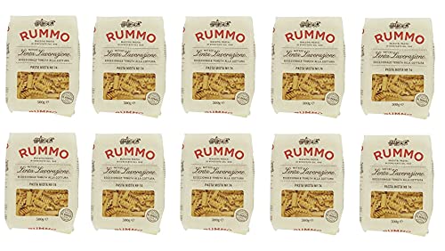 10x Rummo Pasta Mista N°74 Lenta Lavorazione Teigwaren aus Hartweizengrieß Bronze-Zeichnung 500g von Rummo