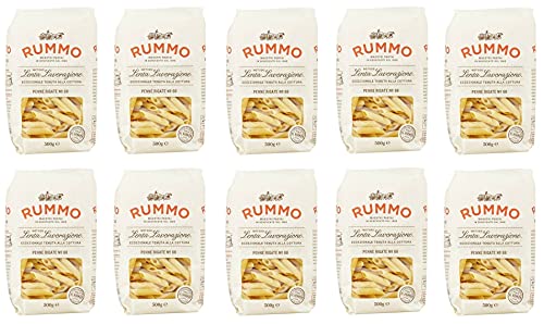 10x Rummo Penne Rigate N°66 Pasta Lenta Lavorazione Teigwaren aus Hartweizengrieß Bronze-Zeichnung 500g 10x Rummo Penne Rigate N°66 Pasta Lenta Lavorazione Teigwaren aus Hartweizengrieß Bronze-Zeichnung 500g von Rummo