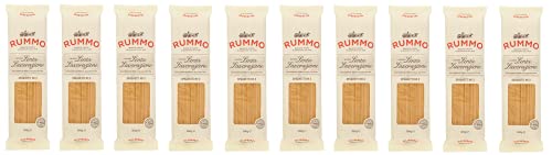 10x Rummo Spaghetti N°3 Pasta Lenta Lavorazione Teigwaren aus Hartweizengrieß Bronze-Zeichnung 500g von Rummo
