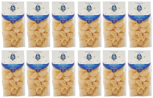 12er-Pack Pastificio Ferdinando II Lumaconi Pasta di Gragnano I.G.P.,Nudeln aus Hartweizengrieß 500g 12er-Pack Pastificio Ferdinando II Lumaconi Pasta di Gragnano I.G.P.,Nudeln aus Hartweizengrieß 500g von Rummo