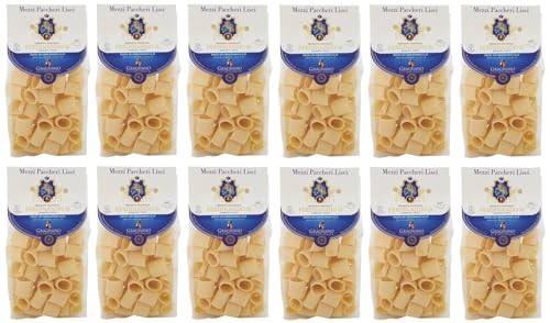 12er-Pack Pastificio Ferdinando II Mezzi Paccheri Lisci Pasta di Gragnano I.G.P.,Nudeln aus Hartweizengrieß 500g 12er-Pack Pastificio Ferdinando II Mezzi Paccheri Lisci Pasta di Gragnano I.G.P.,Nudeln aus Hartweizengrieß 500g von Rummo