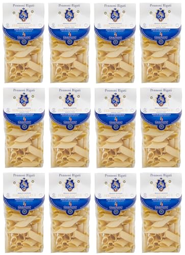 12er-Pack Pastificio Ferdinando II Pennoni Rigati Pasta di Gragnano I.G.P.,Nudeln aus Hartweizengrieß 500g 12er-Pack Pastificio Ferdinando II Pennoni Rigati Pasta di Gragnano I.G.P.,Nudeln aus Hartweizengrieß 500g von Rummo