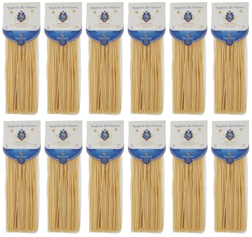 12er-Pack Pastificio Ferdinando II Spaghetti alla Chitarra Pasta di Gragnano I.G.P.,Nudeln aus Hartweizengrieß 500g 12er-Pack Pastificio Ferdinando II Spaghetti alla Chitarra Pasta di Gragnano I.G.P.,Nudeln aus Hartweizengrieß 500g von Rummo