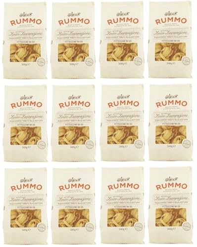 12er-Pack Rummo Pasta Fettuccine N°89,Italienische Nudeln aus Hartweizengrieß,Italienische Pasta 500g von Rummo