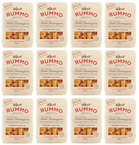 12er-Pack Rummo Pasta Paccherotti Lisci N°168,Italienische Nudeln aus Hartweizengrieß,Italienische Pasta 500g 12er-Pack Rummo Pasta Paccherotti Lisci N°168,Italienische Nudeln aus Hartweizengrieß,Italienische Pasta 500g von Rummo