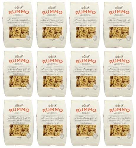 12er-Pack Rummo Pasta Tagliatelle N°107,Italienische Nudeln aus Hartweizengrieß,Italienische Pasta 500g von Rummo