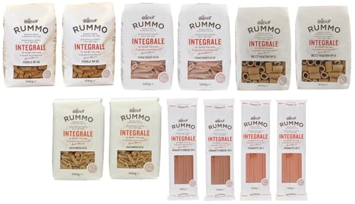 12er-Pack TESTPAKET Rummo Pasta Integrale,6 verschiedene Sorten Vollkornnudeln Nudeln Vollkorn Italienische Pasta 500g 12er-Pack TESTPAKET Rummo Pasta Integrale,6 verschiedene Sorten Vollkornnudeln Nudeln Vollkorn Italienische Pasta 500g von Rummo