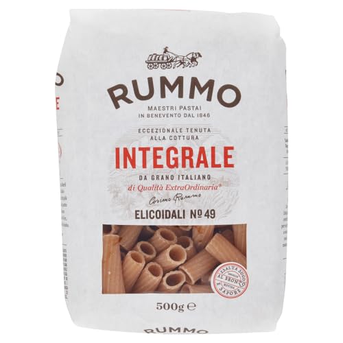 16er-Pack Rummo Pasta Integrale Elicoidali N°49,Vollkornnudeln Nudeln Vollkorn Italienische Pasta 500g von Rummo