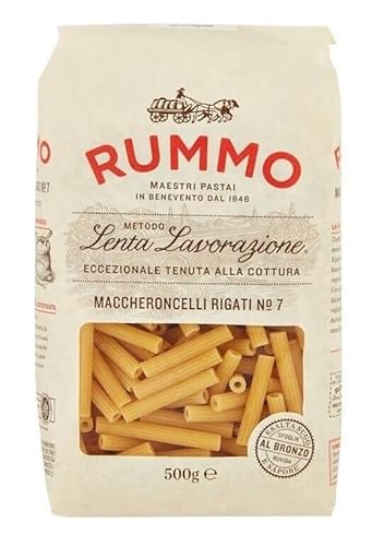 16er-Pack Rummo Pasta Maccheroncelli N°7,Italienische Nudeln aus Hartweizengrieß,Italienische Pasta 500g von Rummo