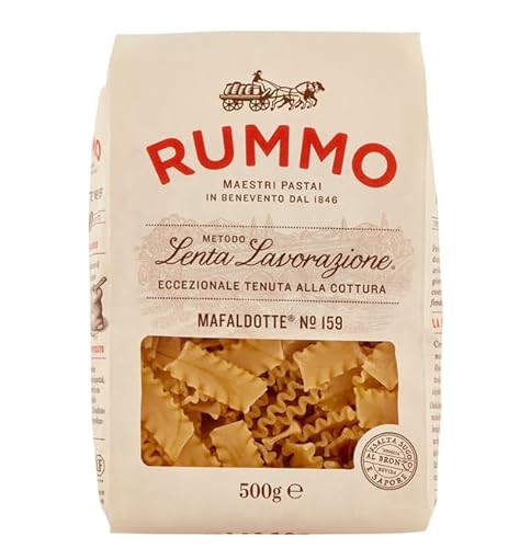 16er-Pack Rummo Pasta Mafaldotte N°159,Italienische Nudeln aus Hartweizengrieß,Italienische Pasta 500g von Rummo