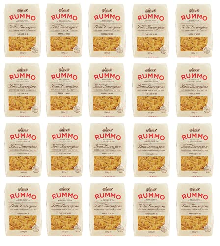 20x Rummo Farfalle N°85 Pasta Lenta Lavorazione Teigwaren aus Hartweizengrieß Bronze-Zeichnung 500g von Rummo