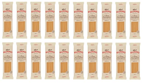 20x Rummo Linguine N°13 Pasta Lenta Lavorazione Teigwaren aus Hartweizengrieß Bronze-Zeichnung 500g von Rummo