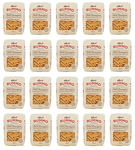 20x Rummo Mezze Penne Rigate N°28 Pasta Lenta Lavorazione Teigwaren aus Hartweizengrieß Bronze-Zeichnung 500g 20x Rummo Mezze Penne Rigate N°28 Pasta Lenta Lavorazione Teigwaren aus Hartweizengrieß Bronze-Zeichnung 500g von Rummo