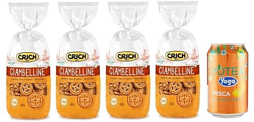 Rummo 4er-Pack Crich Kekse Ciambelline Shortbread-Kekse,Biscuits Cookies 1Kg Beutel + 1er-Pack Kostenlos Yoga Eistee Pfirsich 330ml Dose Rummo 4er-Pack Crich Kekse Ciambelline Shortbread-Kekse,Biscuits Cookies 1Kg Beutel + 1er-Pack Kostenlos Yoga Eistee Pfirsich 330ml Dose von Rummo