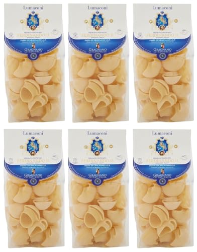 6er-Pack Pastificio Ferdinando II Lumaconi Pasta di Gragnano I.G.P.,Nudeln aus Hartweizengrieß 500g 6er-Pack Pastificio Ferdinando II Lumaconi Pasta di Gragnano I.G.P.,Nudeln aus Hartweizengrieß 500g von Rummo