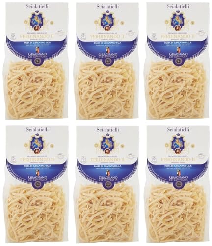 6er-Pack Pastificio Ferdinando II Scialatielli Pasta di Gragnano I.G.P.,Nudeln aus Hartweizengrieß 500g 6er-Pack Pastificio Ferdinando II Scialatielli Pasta di Gragnano I.G.P.,Nudeln aus Hartweizengrieß 500g von Rummo