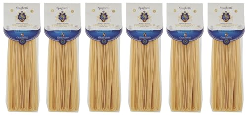 6er-Pack Pastificio Ferdinando II Spaghetti Pasta di Gragnano I.G.P.,Nudeln aus Hartweizengrieß 500g von Rummo