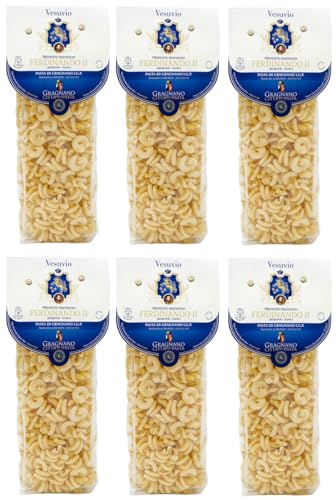 Rummo 6er-Pack Pastificio Ferdinando II Vesuvio Pasta di Gragnano I.G.P.,Nudeln aus Hartweizengrieß 500g von Rummo