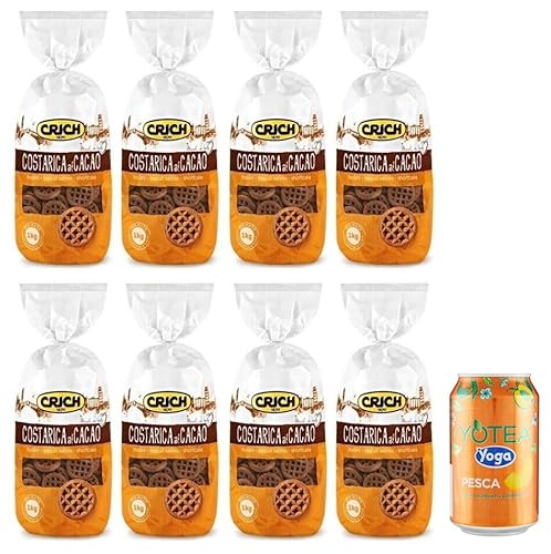 8er-Pack Crich Kekse Costarica al Cacao Kekse Biscuits Kakaokekse,1Kg Beutel + 1er-Pack Kostenlos Yoga Eistee Pfirsich 330ml Dose 8er-Pack Crich Kekse Costarica al Cacao Kekse Biscuits Kakaokekse,1Kg Beutel + 1er-Pack Kostenlos Yoga Eistee Pfirsich 330ml Dose von Rummo