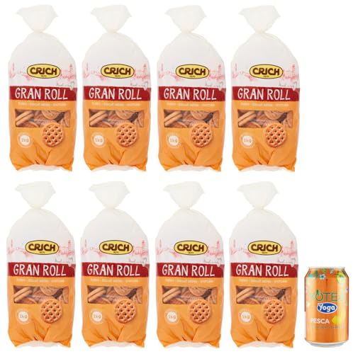 Rummo 8er-Pack Crich Kekse Gran Roll Shortbread-Kekse,Biscuits Cookies 1Kg Beutel + 1er-Pack Kostenlos Yoga Eistee Pfirsich 330ml Dose Rummo 8er-Pack Crich Kekse Gran Roll Shortbread-Kekse,Biscuits Cookies 1Kg Beutel + 1er-Pack Kostenlos Yoga Eistee Pfirsich 330ml Dose von Rummo